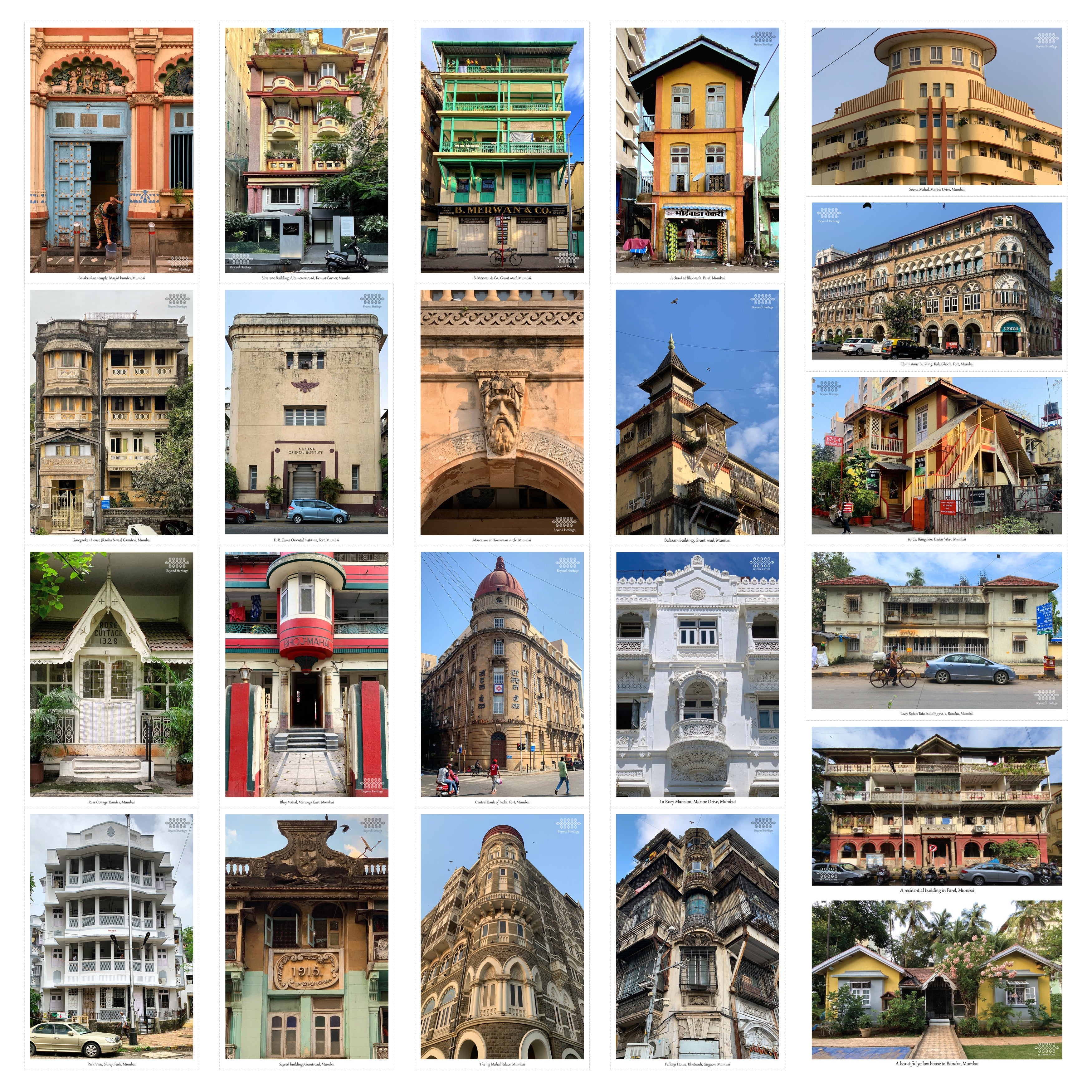 Bombay Postcards (Set of 22)