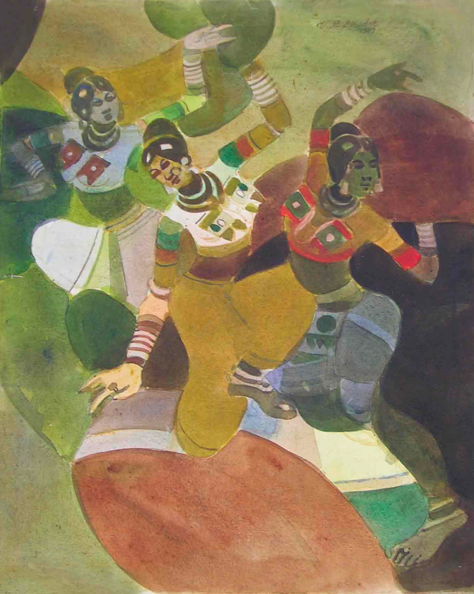 Biradar - Oil on Canvas