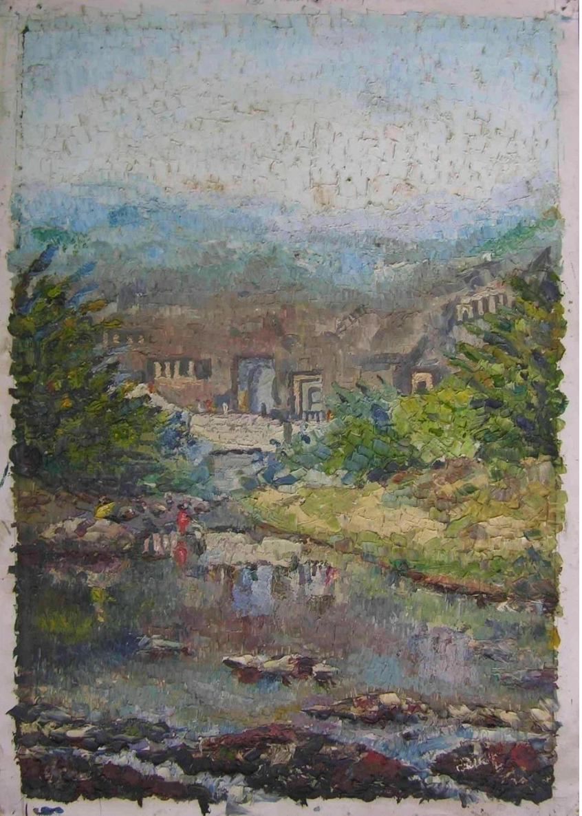 M. Chandran - Acrylic on Paper