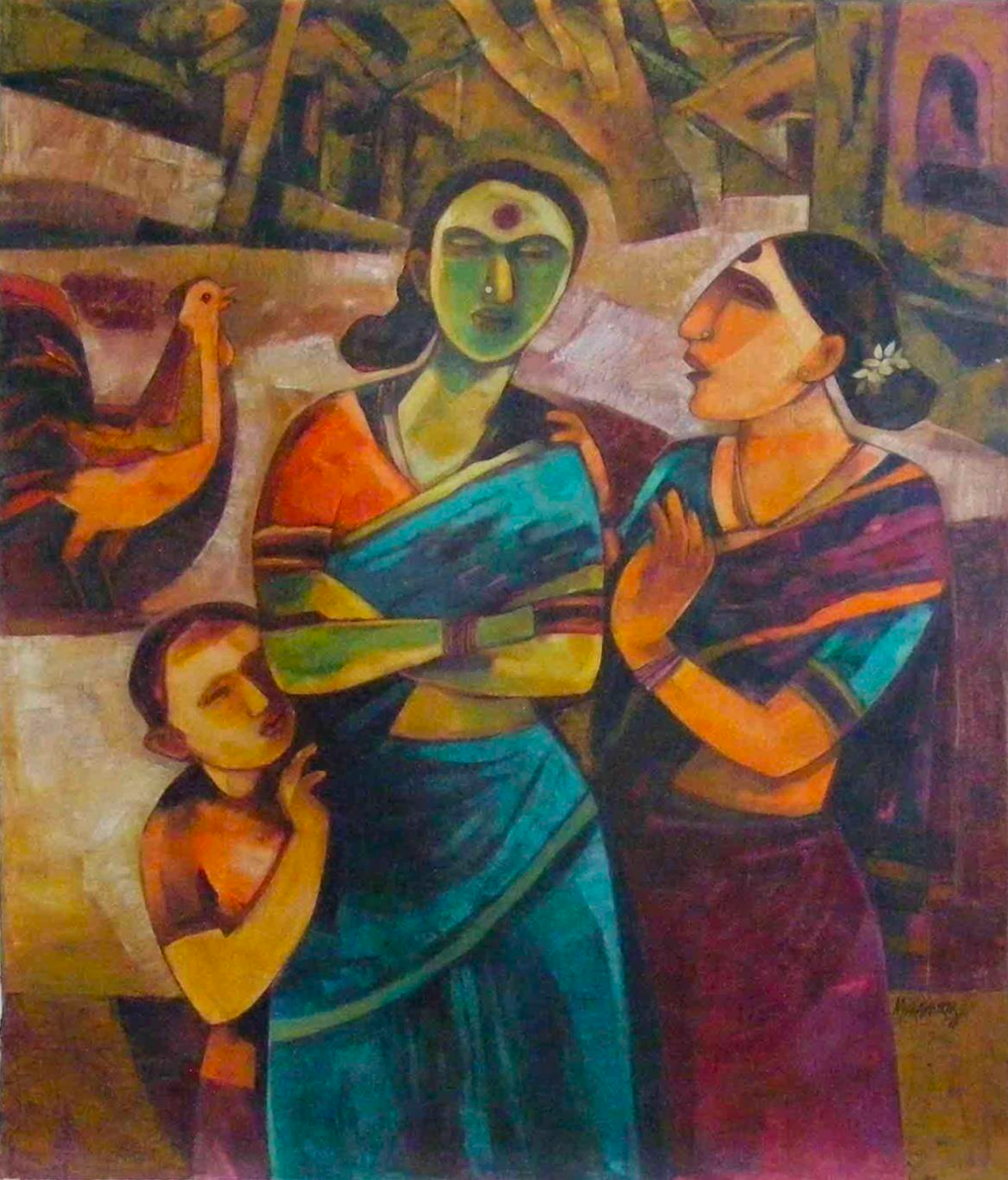 Murambikar - Oil on Canvas